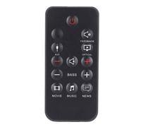 Soundbar Remote Control, High-Quality & Comfortable Alternative for Your Home Cinema Soundbar, No Programming Required, Universal Compatibility, S