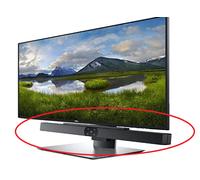 Soundbar Speaker Dell USB Stereo AE515M - for monitor Monitor Mount Black