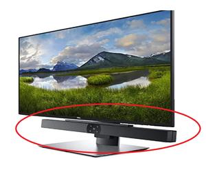 Soundbar Speaker Dell USB Stereo AE515M - for monitor Monitor Mount Black
