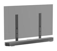 Soundbar TV Mount for Samsung, LG, Sony & Vizio Soundbars, for 200mm-600mm VESA Installation, Height Adjustable TV Sound Bar Bracket, No Wall Drilling Mount Above or Below TV, Hold Up to 15Lbs