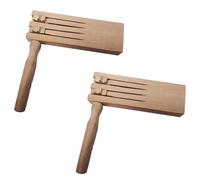 Soundboard Educational Toy For Kids Toy Wood Castanets Toy Mexicans Matraca Kids Percussion Wood Ratchets Noise Makers
