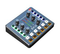 Soundboard Mixer, Sound Mixer for PC - Portable Mixer Audio Interface with Noise Reduction - Compact and Flexible Sound Card Mixer, Live Sound Mixer, Digital Sound Interface for Live Streaming