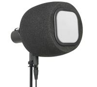 Soundbox 7B Top Address Recording Isolation Booth - Portable Microphone Shield with Replaceable Pop Filter for Studio Quality Vocals, Podcasting. Compatible with SM7B, MV7 (Metal Pop Filter)
