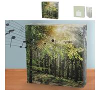 Soundbox 'Forest' Motion Sensor | 12 x 12 x 3.5 cm Cardboard Plastic | Bird Singing Volume Adjustable (1 x Soundbox Forest)