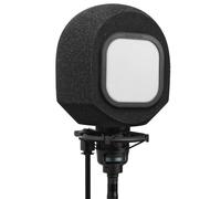 Soundbox Vocal Recording Isolation Booth - Portable Microphone Shield with Replaceable Pop Filter for Studio Quality Singing, Podcasting, and Voiceover Sound. (Metal Pop Filter)