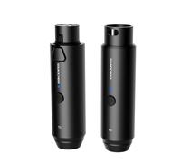 Soundcheks Wireless Microphone Transmitter Receiver, 2.4GHz XLR Wireless Microphone Transceiver System 24-bit/192kHz,High-Resolution for 5V Dynamic Microphones,Audio Mixer,PA System,Camera （1 TX 1 RX）
