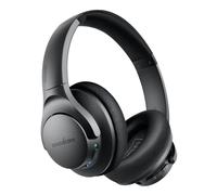 Soundcore Anker Life Q20 Hybrid Active Noise Cancelling Headphones, Wireless Over Ear Bluetooth Headphones, 60H Playtime, Hi-Res Audio, Deep Bass, Memory Foam Ear Cups, Travel, Office, USB-C Charging