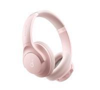 soundcore Anker Q20i, Hybrid Active Noise Cancelling Foldable Headphones | Wireless Over-Ear Bluetooth, 40H Long ANC Playtime, Hi-Res Audio, Big Bass, Customize via an App, Transparency Mode (Pink)