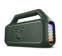 soundcore Anker Boom 2 Bluetooth Speaker, Outdoor Speaker with 80W, Subwoofer, BassUp 2.0, 24H Playtime, IPX7 Waterproof, Floatable, RGB Lights, Custom EQ, USB-C, Portable for Camping, Beach, Garden