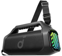 soundcore Boom 2 Pro Outdoor Speaker, 140W 2+2 Channels, BassUp 2.0, 20H Fast Charge, IP68 Dust and Waterproof, RGB Lights, USB-C, Power Bank, BT 5.3, Portable Bluetooth Speaker