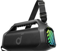 soundcore Boom 2 Pro Outdoor Speaker, 140W 2+2 Channels, BassUp 2.0, 20H Fast Charge, IP68 Dust and Waterproof, RGB Lights, USB-C, Power Bank, BT 5.3, Portable Bluetooth Speaker