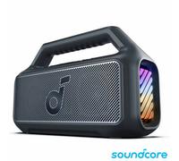 Soundcore Boom V2 Bluetooth Speaker, 80W Bassup 2.0, 24H Playtime, Ipx7 Waterproof, 2.1 Stereo, Partycast, Power Bank, Lights