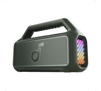 SoundCore by Anker, Boom 2 Outdoor Speakers, 80W, Subwoofer, BassUp 2.0, 24-Hour Battery, IPX7 Waterproof & Floats, LED Light, USB-C, EQ, BT 5.3