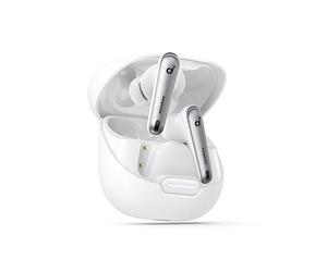 soundcore by Anker Liberty 4 NC Wireless Noise Cancelling Earbuds, 98.5% Noise Reduction, Adaptive Noise Cancelling to Ears and Environment, Hi-Res Sound, 50H Battery, Wireless Charging (white)
