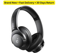 soundcore by Anker Q20i Hybrid Active Noise Cancelling Headphones Large Bass App