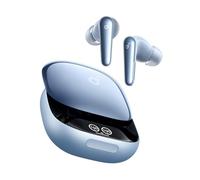 soundcore Liberty 4 Pro by Anker, Noise Cancelling Wireless Earbuds, 7-Sensor and Real-Time Adaptive Noise Cancelling, 2× Faster Charging, Studio-Level Hi-Fi Music, Clear Calls (Glossy Light Blue)