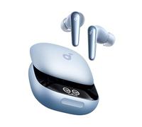 soundcore Liberty 4 Pro by Anker, Noise Cancelling Wireless Earbuds, 7-Sensor and Real-Time Adaptive Noise Cancelling, 2× Faster Charging, Studio-Level Hi-Fi Music, Clear Calls (Light Blue)