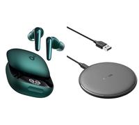 soundcore Liberty 4 Pro by Anker with Wireless Charger, Noise Cancelling Wireless Earbuds, PowerWave Pad Upgraded 10W Max, 7.5W for iPhone 11, 11 Pro, 11 Pro Max, Xs Max, XR, XS, X, 8, 8 Plus