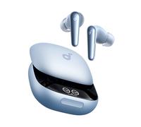 soundcore Liberty 4 Pro | Noise Cancelling Earbuds with Touch-Bar and Display Light Blue