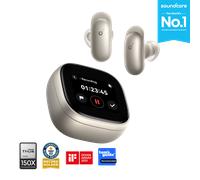 soundcore Liberty 5 Pro Max | AI Recording Earbuds with Smart Case Titanium Gold