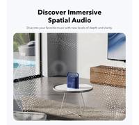 soundcore Motion X500 Bluetooth Speaker, Portable Speaker with Immersive Spatial Audio, Wireless Hi-Res Sound with 3X Detail, 3-Channel Audio and an Upward Firing Driver with Ambient Light