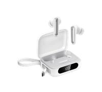 soundcore P41i by Anker Adaptive Noise Cancelling Earbuds with Portable Phone Charger (Built-in USB-C Cable), 192-h Playtime, Immersive Sound, 6-Mic AI Calls, IPX5 Wireless, Bluetooth 5.3 (White)
