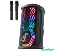 Soundcore Rave 3S Ai 200W Party Speaker With Beat-Sync Lights, 12H Playtime, Ipx4 Splash Proof, 2 Wireless Mics & App Control