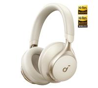 soundcore Space One | Noise Cancelling Headphones, 2X Stronger Voice Reduction Latte Cream / 1 Pack