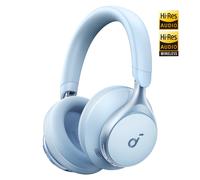 soundcore Space One | Noise Cancelling Headphones, 2X Stronger Voice Reduction Sky Blue / 1 Pack
