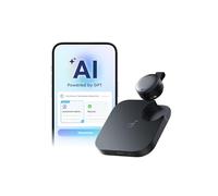 soundcore Work | The World's First Coin-Sized AI Voice Recorder Black