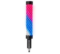 SoundExtreme by ECOXGEAR PhatStick 1FT Spiral LED Whip Light and Quick Release Magnetic Whip Mount Waterproof Dirt Proof LEDCast Compatible with 4-Zone LED Controller Included