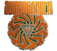 Soundgarden Badmotorfinger Orange on Green Standard Woven Patch One Size