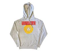 Soundgarden Hoodie Badmotorfinger Band Logo Official Unisex Grey Pullover