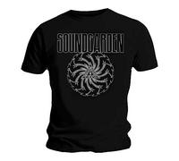 Soundgarden Official T Shirt Black Hole Sun 'Black Blade Motor Finger'