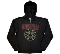 Soundgarden Spiral & Logo Zipped Hoodie L Black