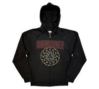 Soundgarden Spiral & Logo Zipped Hoodie XL Black