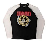 Soundgarden T Shirt Tour 2017 Official Unisex Black Raglan Long Sleeve M