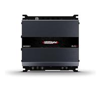 SounDigital 3000.1 EVO 6.0 1-Channel Car Amplifier, 3000 W RMS Power Amplifier, 1 Ohm, Adjustable High/Low Pass Filter, RCA Input, Bass Boost, Compact Car HiFi Power Amplifier