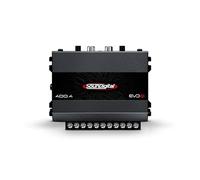SounDigital 400.4 EVO 6.0 4-channel car amplifier, 400 W RMS power amplifier, 4 ohms, high/low pass filter, RCA input, compact car HiFi power amplifier