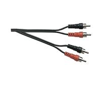Soundlab 2x Phono Plug - 2x Phono Plug Lead, 3m