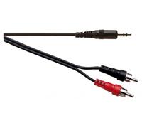 SoundLAB 3.5mm Jack Plug To 2 x Phono Plugs Cable Lead 5m