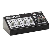 Soundlab 4 Channel Mono Microphone Mixer with Effects