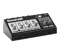Soundlab 4 Channel Mono Microphone Mixer With Effects