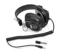 Soundlab Black Stereo Headphones Coiled Cable