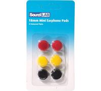 Soundlab Coloured Replacement Earphone Pads x 3 Pairs Soundlab Multicolor