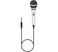 SoundLAB Dynamic Unidirectional Karaoke Microphone With Fixed 6.35mm Jack Lead 3m Length For Singing, Presentations, Practice, Home Party, Celebration, Perforamce, Adults, Portable Red