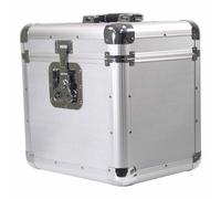SoundLab Euro Style Album Case Holds 70 Records (Silver)