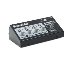 Soundlab G105AA 4-Channel Microphone Mixer for Live Sound & Recording