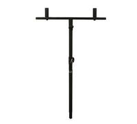 Soundlab Heavy Duty Extending 35 Mm Goal Post Speaker Pole Black