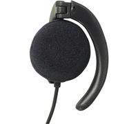 Soundlab Professional Mono Earpiece with Large Clip & 3.5mm Jack Plug in Black Soundlab Black